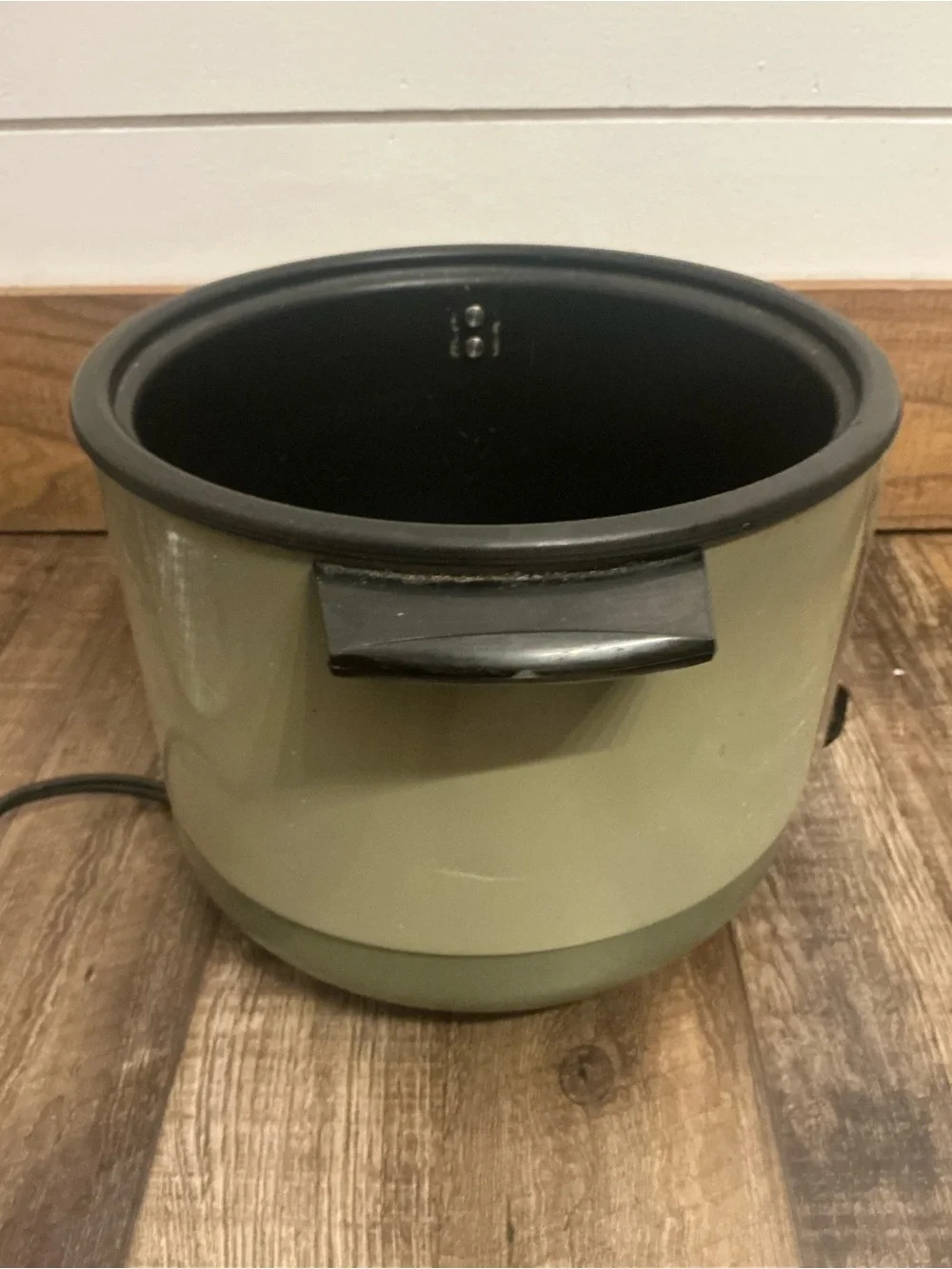 Vintage Sunbeam Cooker Deep Fryer CF-A Green Electric Fryer Basket Lid USA